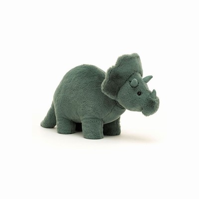 Jellycat Fossilly Triceratops Dinosaurussen | TH3807149